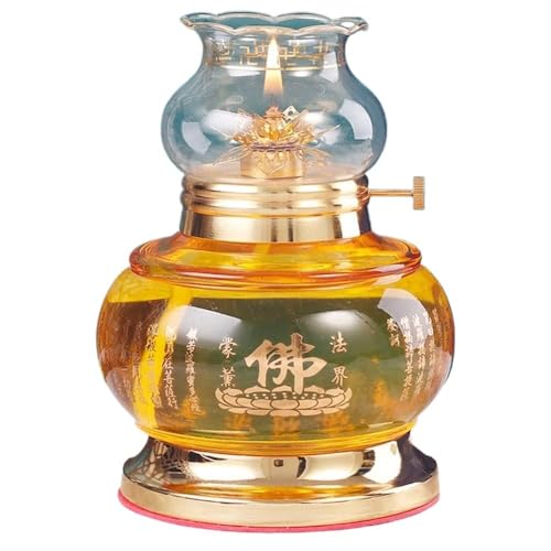 Buddhistische Lichter, 17 cm Hitzebeständige Butterlampe Buddha Winddichte Öllampe Buddhismus Supplies 1 Stück Buddhistische Lichter, 17 cm Hitzebeständige Butterlampe Buddha Winddichte Öllampe Buddhismus Supplies 1 Stück von CHOUXUANGA