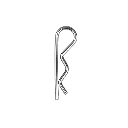 CHOUXUANGA R-Clipstift, 1 STÜCKE R-Typ Federsplint Wellenform Split Clip Clamp Haar Traktor Pin for Motorräder Fahrräder(Titanium) von CHOUXUANGA