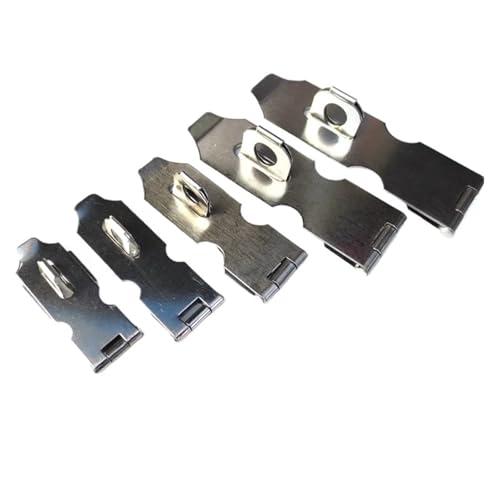 CHOUXUANGA Türvorhängeschloss-Haspe, 1 STÜCKE Edelstahl Schloss Vorhängeschloss Schnalle Schrank Box Schnalle Hängende Schnalle Tür Schnalle Nase 2 "3" 4 "5"(4 INCH) von CHOUXUANGA