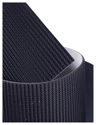 PVC-Förderband, leichtes industrielles Transportband, 5 mm grünes Übertragungsleitungsband(Black,40x160cm/16x63in) von CHOUXUANGA