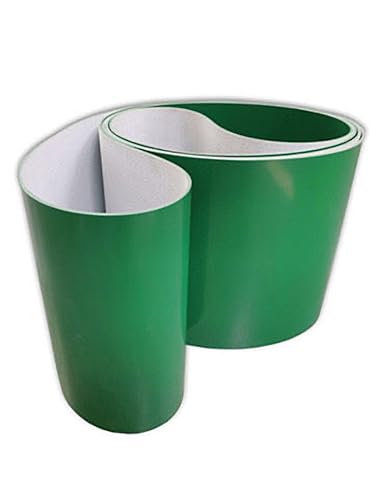 PVC-Transmissionsförderband, 4 mm dickes, verschleißfestes PVC-Förderband, Ersatztrommel-Förderband, for den Transport kleiner Verpackungsfabriken, Reibungswagenband(46x14in/116x35cm) von CHOUXUANGA