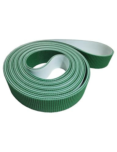 PVC-Transmissionsförderband, Rasenmuster-Förderband, verdicktes, rutschfestes grünes PVC-Förderband-Transmissionsband, verwendet for den Transport kleiner Verpackungsfabriken(1100x240x5mm) von CHOUXUANGA