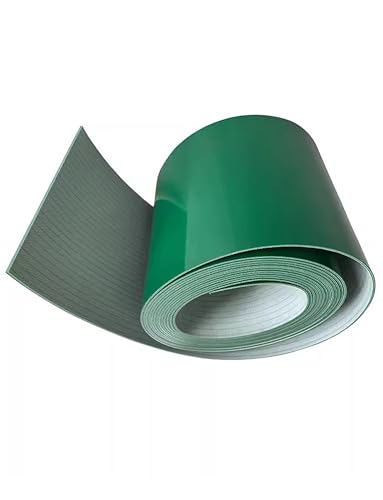 PVC-Transmissionsförderband, verschleißfestes PVC-Förderband, grünes Transmissionsförderband, Industrieband, Förderband-Desktop-Ersatz-PVC-Förderband(Style1,40x160cm/16x63in) von CHOUXUANGA