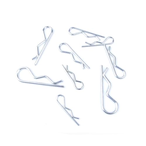 R-Clipstift, 10 stücke M1 M1.2 M1.6 M1.8 M2 M2.5 M3 M3.5 Stahl R Typ Federsplint Wellenform Split Clip Clamp Haar Traktor Pin for Auto(1 Count (Pack of 1)) von CHOUXUANGA