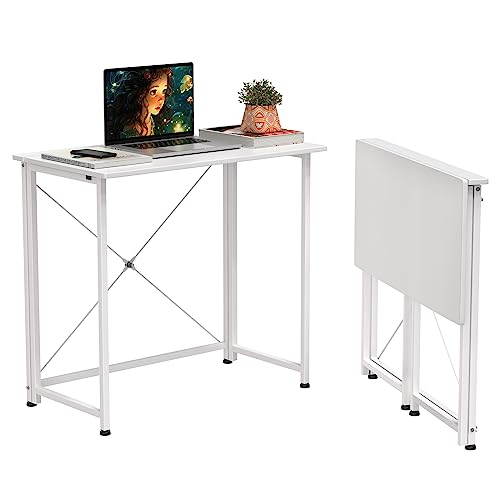 CHOWGOLI Schreibtisch Klappbar, Einfacher Computertisch Klappbar, Faltbarer Kleiner Schreibtisch Platzsparend, Klappbarer Schreibtisch für Zuhause und Büro, Klappschreibtisch Weiß, 80x45x75cm CHOWGOLI Schreibtisch Klappbar, Einfacher Computertisch Klappbar, Faltbarer Kleiner Schreibtisch Platzsparend, Klappbarer Schreibtisch für Zuhause und Büro, Klappschreibtisch Weiß, 80x45x75cm von CHOWGOLI