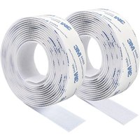 3M Doppelseitiges Klebeband, starkes doppelseitiges Klebeband, weißes Nylon, spurloses Griffband, 3 m × 2 cm, für Fußmatten, Kissen und Kleidung 3M Doppelseitiges Klebeband, starkes doppelseitiges Klebeband, weißes Nylon, spurloses Griffband, 3 m × 2 cm, für Fußmatten, Kissen und Kleidung von CHOYCLIT