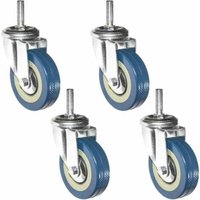 4er-Pack 360°-Möbelrollen, 75 mm, M10, Hochleistungs-Lenkrolle 4er-Pack 360°-Möbelrollen, 75 mm, M10, Hochleistungs-Lenkrolle von CHOYCLIT