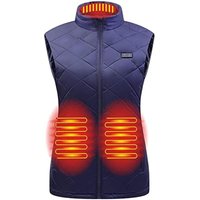 Beheizte Weste für Damen, wiederaufladbar über USB, warme, beheizte Weste, verstellbarer Heizmantel für den Winter, leicht, mit 9 Heizzonen für Beheizte Weste für Damen, wiederaufladbar über USB, warme, beheizte Weste, verstellbarer Heizmantel für den Winter, leicht, mit 9 Heizzonen für von CHOYCLIT