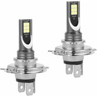 CHOYCLIT 2 Stück H4 LED-Scheinwerferlampen in einer Box, 50 W/14000 lm/IP68 wasserdichte LED-Lampe fürs Auto, Nebelscheinwerfer, 2 Lampen, 6000–6500 CHOYCLIT 2 Stück H4 LED-Scheinwerferlampen in einer Box, 50 W/14000 lm/IP68 wasserdichte LED-Lampe fürs Auto, Nebelscheinwerfer, 2 Lampen, 6000–6500 von CHOYCLIT