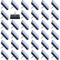 CHOYCLIT 50 Stück Teflon-Möbelgleiter, Möbelgleiter mit Nägeln, Stuhlgleiter zum Annageln, 2525 mm CHOYCLIT 50 Stück Teflon-Möbelgleiter, Möbelgleiter mit Nägeln, Stuhlgleiter zum Annageln, 2525 mm von CHOYCLIT