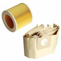 CHOYCLIT 5er Set Staubbeutel und Patronenfilter für Staubsauger WD3 Premium, 3.300 M, 3.200, WD3.500 P, 6.959 130. CHOYCLIT 5er Set Staubbeutel und Patronenfilter für Staubsauger WD3 Premium, 3.300 M, 3.200, WD3.500 P, 6.959 130. von CHOYCLIT