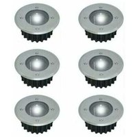CHOYCLIT 6er Set Solar LED Bodeneinbaustrahler rund Ø: 85mm Außen sockelfest Edelstahl Front 6 Solarleuchten CHOYCLIT 6er Set Solar LED Bodeneinbaustrahler rund Ø: 85mm Außen sockelfest Edelstahl Front 6 Solarleuchten von CHOYCLIT