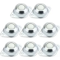 CHOYCLIT 8 Stück Transfer-Kugelrollen, Universal-Möbelrollen, Kugelrollen für Transfergerät, 360-Grad-Drehung, für Möbel, Regale, Vitrinen, für das von CHOYCLIT