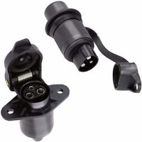 CHOYCLIT Anhängerzubehör, 3-poliger Agrarstecker männlich und 3-poliger Agrarstecker weiblich, 12V 3-polige Steckdose für Agrarfahrzeuge Traktor, CHOYCLIT Anhängerzubehör, 3-poliger Agrarstecker männlich und 3-poliger Agrarstecker weiblich, 12V 3-polige Steckdose für Agrarfahrzeuge Traktor, von CHOYCLIT