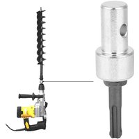 CHOYCLIT Ausgezeichneter Erdbohrer-Adapter, professioneller Erdbohrer, Mauerwerksadapter aus Metall für SDS Plus Akku-Bohrschrauber, Stangenbohrer CHOYCLIT Ausgezeichneter Erdbohrer-Adapter, professioneller Erdbohrer, Mauerwerksadapter aus Metall für SDS Plus Akku-Bohrschrauber, Stangenbohrer von CHOYCLIT