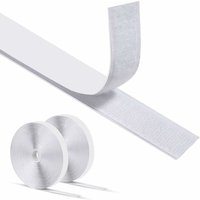 CHOYCLIT Doppelseitiges selbstklebendes Kratzband 25 m x 20 mm, selbstklebendes Kratzband, Klettverschluss-Klebeband, selbstklebendes Kratzband CHOYCLIT Doppelseitiges selbstklebendes Kratzband 25 m x 20 mm, selbstklebendes Kratzband, Klettverschluss-Klebeband, selbstklebendes Kratzband von CHOYCLIT