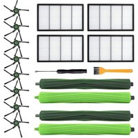 CHOYCLIT Ersatzteil für Staubsauger der Roomba s9 (9150) s9+ s9 Plus (9550) S-Serie, inklusive 2 Sätzen Trommelbürsten, 4 Filtern und 8 Seitenbürsten. von CHOYCLIT