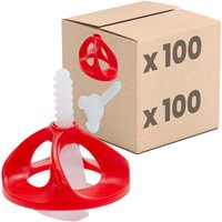 CHOYCLIT Fliesen-Nivelliersystem, Verlegehilfe-Set, Fliesenlegerwerkzeug, ergonomisch – 3 mm Set: 200 Stück, 100 Tabs + 100 Kappen CHOYCLIT Fliesen-Nivelliersystem, Verlegehilfe-Set, Fliesenlegerwerkzeug, ergonomisch – 3 mm Set: 200 Stück, 100 Tabs + 100 Kappen von CHOYCLIT