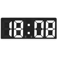 CHOYCLIT Große, intelligente digitale Wanduhr, APP-Steuerung, Zeit/Datum/Tonaktivierung und Countdown-Funktion, stufenlose Helligkeit und Lautstärke, von CHOYCLIT