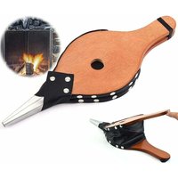 CHOYCLIT Kaminbalg Holzluftgebläse Kaminfeuergebläse Innenkaminbalg Grillbalg für Kamin Holzkohlegrill Camping 37,7x13,7cm CHOYCLIT Kaminbalg Holzluftgebläse Kaminfeuergebläse Innenkaminbalg Grillbalg für Kamin Holzkohlegrill Camping 37,7x13,7cm von CHOYCLIT