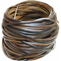 CHOYCLIT Kunststoff-Rattan, 32 m, Korbgeflecht-Reparaturmaterial, hochfestes Reparaturset für Terrassenstühle, Reparatur von Korbmöbeln, braun, von CHOYCLIT