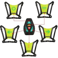 CHOYCLIT LED-Blinkerweste, LED-Reflektorweste mit Richtungsanzeiger: Fernbedienung, Blinker, USB wiederaufladbar, einfache Installation für CHOYCLIT LED-Blinkerweste, LED-Reflektorweste mit Richtungsanzeiger: Fernbedienung, Blinker, USB wiederaufladbar, einfache Installation für von CHOYCLIT