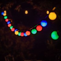 CHOYCLIT LED-Lichterkette, 10 m, mehrfarbig, mit 40 Kugeln, für Innen- und Außendekoration für Guinguettes, Partys, Geburtstage, Hochzeiten CHOYCLIT LED-Lichterkette, 10 m, mehrfarbig, mit 40 Kugeln, für Innen- und Außendekoration für Guinguettes, Partys, Geburtstage, Hochzeiten von CHOYCLIT
