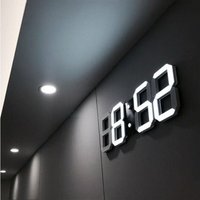 CHOYCLIT LED-Wanduhr Wecker LED-Digital-Wanduhr Reloj De Pared Wecker Digitale Alarme Tischuhr Digitale Wanduhren Digitale LED-Wanduhren von CHOYCLIT