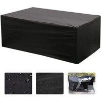 CHOYCLIT Lounge-Abdeckung, rechteckiger Oxford-Tisch zum UV-Schutz von Gartenmöbeln (213 x 132 x 74 cm) von CHOYCLIT