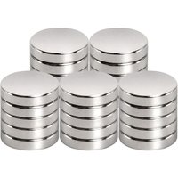 CHOYCLIT Neodym-Magnet, 15 mm Durchmesser x 3 mm, für Magnettafel, Kühlschrank, Whiteboard, Büro, Whiteboard, starker Magnet (25 Stück) von CHOYCLIT