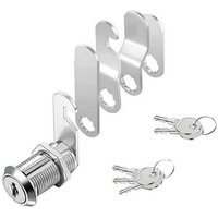 CHOYCLIT Sicherheits-Briefkastenschloss mit Möbelschloss, 5 Schlüssel für Schublade, Schrank-Nockenschloss, Lieferung mit 5 verschiedenen CHOYCLIT Sicherheits-Briefkastenschloss mit Möbelschloss, 5 Schlüssel für Schublade, Schrank-Nockenschloss, Lieferung mit 5 verschiedenen von CHOYCLIT