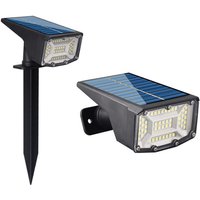 CHOYCLIT Solarstrahler Außen【2er Pack】, 50 LED Solarlampe Außen Wasserdicht IP66 Solarleuchte Außen, Einstellbar mit 3 Modi Solar Außenbeleuchtung CHOYCLIT Solarstrahler Außen【2er Pack】, 50 LED Solarlampe Außen Wasserdicht IP66 Solarleuchte Außen, Einstellbar mit 3 Modi Solar Außenbeleuchtung von CHOYCLIT