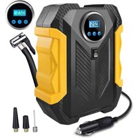 CHOYCLIT Tragbarer Luftkompressor für digitalen Reifenfüller, 12-V-Gleichstrom-Luftfüllpumpe mit hintergrundbeleuchtetem LCD-Display für Autoreifen, CHOYCLIT Tragbarer Luftkompressor für digitalen Reifenfüller, 12-V-Gleichstrom-Luftfüllpumpe mit hintergrundbeleuchtetem LCD-Display für Autoreifen, von CHOYCLIT