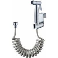 CHOYCLIT Wasserhahn-Sprüher, hochwertiges Toiletten-Bidet-Set, mit Wassertankhaken und 59-Zoll-ABS-Teleskop-Flexiblem Duschschlauch für die tägliche CHOYCLIT Wasserhahn-Sprüher, hochwertiges Toiletten-Bidet-Set, mit Wassertankhaken und 59-Zoll-ABS-Teleskop-Flexiblem Duschschlauch für die tägliche von CHOYCLIT