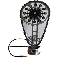 Kreative rotierende Zahnuhr, personalisierte Tischuhr, Retro-Handwerksuhr, Kettenuhr, Schwarz Kreative rotierende Zahnuhr, personalisierte Tischuhr, Retro-Handwerksuhr, Kettenuhr, Schwarz von CHOYCLIT