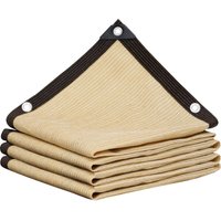 Schattennetz mit Ösen, UV-Sonnensegel, rechteckiges Schattensegel, für Pergola, Blumen, Terrasse, Rasen im Freien, Beige, 3 × 6 m Schattennetz mit Ösen, UV-Sonnensegel, rechteckiges Schattensegel, für Pergola, Blumen, Terrasse, Rasen im Freien, Beige, 3 × 6 m von CHOYCLIT