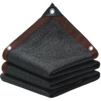 Shading Rate Schwarzes Schattennetz, 2x5m Atmungsaktives Schattennetz, Anti-UV-Schattennetz, Außenbalkon, Innenhof, Terrasse, Pergola-Schattentuch Shading Rate Schwarzes Schattennetz, 2x5m Atmungsaktives Schattennetz, Anti-UV-Schattennetz, Außenbalkon, Innenhof, Terrasse, Pergola-Schattentuch von CHOYCLIT