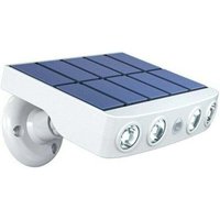 Solarstrahler, verstellbare wasserdichte Solarlampe für den Außenbereich mit Bewegungsmelder – Hochwertiges Schnellladepanel – 4 COB-LEDs Kaltweiß Solarstrahler, verstellbare wasserdichte Solarlampe für den Außenbereich mit Bewegungsmelder – Hochwertiges Schnellladepanel – 4 COB-LEDs Kaltweiß von CHOYCLIT