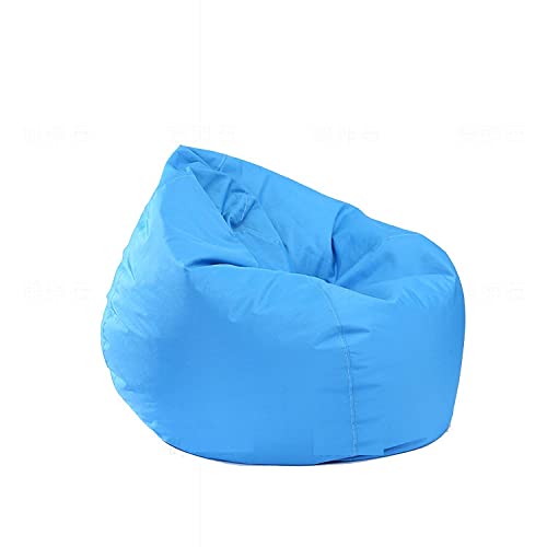 Lazy Sofa Wasserdicht Oxford Tuch Sitzsack Wassertropfen Form Casual Indoor und Outdoor Tatami (ohne Füllung) (Blau) von CHRDW