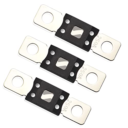 CHRI Mega Hochstromsicherung Schraubsicherung 3 Stück Sicherung 250A Ampere bis 58V DC - KFZ Auto LKW CHRI Mega Hochstromsicherung Schraubsicherung 3 Stück Sicherung 250A Ampere bis 58V DC - KFZ Auto LKW von CHRI