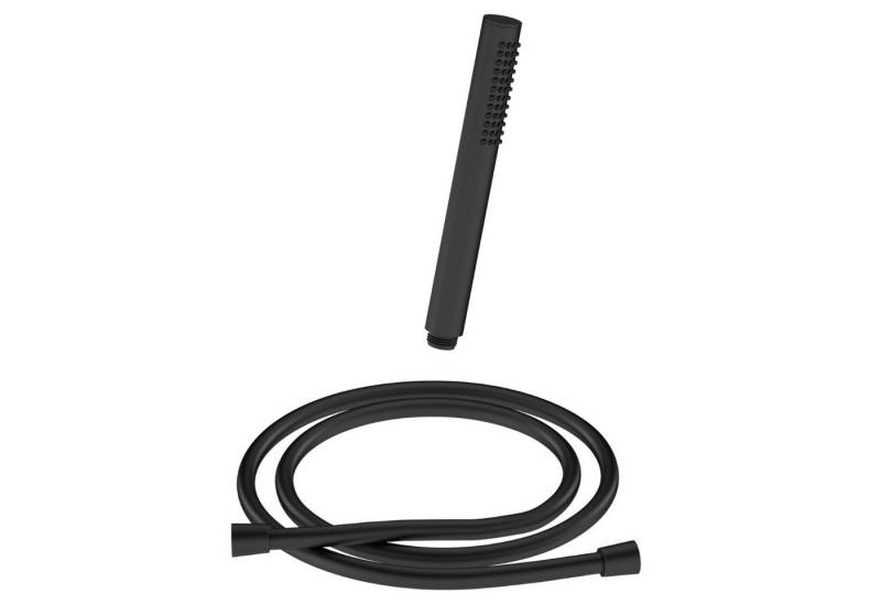 CHRIS BERGEN Brausegarnitur SET aus Handbrause und Brauseschlauch, in Schwarz matt von CHRIS BERGEN