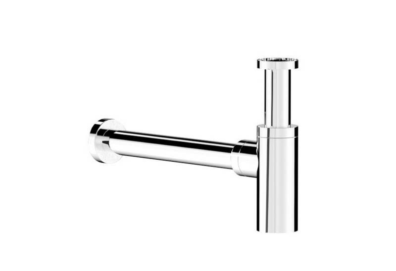 CHRIS BERGEN Siphon Design Siphon Geruchsverschluss für Waschbecken, in Chrom und Schwarz matt von CHRIS BERGEN