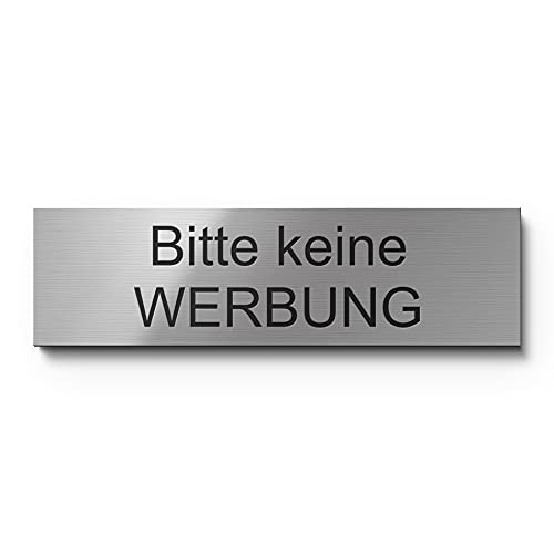 Briefkasten Schilder Keine Werbung und kostenlose Zeitung | Professionelle Gravur auf Kunststoff | Robust - wetterfest - rostfrei - langlebig - UV-beständig Briefkasten Schilder Keine Werbung und kostenlose Zeitung | Professionelle Gravur auf Kunststoff | Robust - wetterfest - rostfrei - langlebig - UV-beständig von CHRISCK design