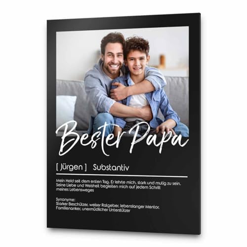 Personalisierte Geschenke für Papa - Acrylglasbild Definition mit Foto - Geschenk für Papa zum Geburtstag - Fotogeschenk für den besten Vater - Glasfoto personalisiert - Geschenkidee Väter Personalisierte Geschenke für Papa - Acrylglasbild Definition mit Foto - Geschenk für Papa zum Geburtstag - Fotogeschenk für den besten Vater - Glasfoto personalisiert - Geschenkidee Väter von CHRISCK design