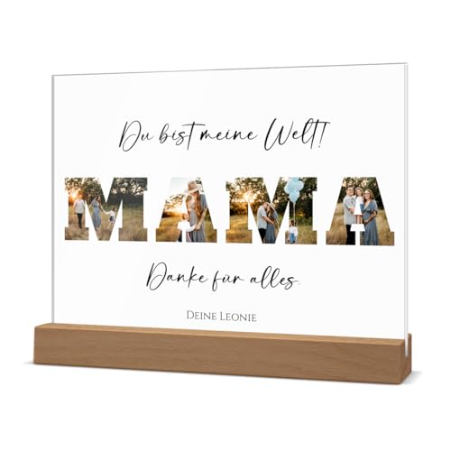 CHRISCK design Mama Geschenk - Foto Collage als personalisiertes Geschenk für Mama - beliebtes Geburtstagsgeschenk - Fotogeschenk für Mutter mit Bildern & Text CHRISCK design Mama Geschenk - Foto Collage als personalisiertes Geschenk für Mama - beliebtes Geburtstagsgeschenk - Fotogeschenk für Mutter mit Bildern & Text von CHRISCK design