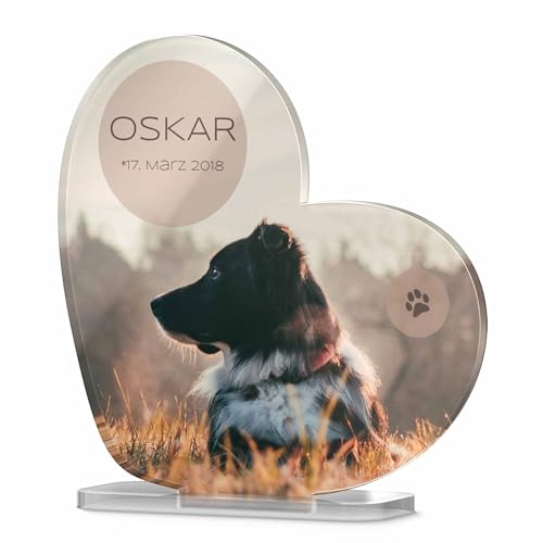 CHRISCK design Individuelles Standbild für die Wohnung - wunderschönes Dekostück mit Haustier Hund oder Katze | mit praktischem Standfuß - ab 14x14 cm von CHRISCK design
