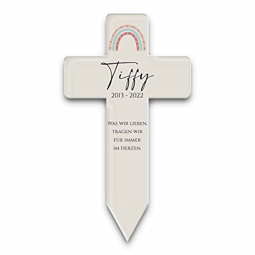 CHRISCK design Personalisiertes Grabkreuz mit vielen verschiedenen Designs - ideal als Andenken oder für den Friedhof - 3 Größen bis 22x40 cm CHRISCK design Personalisiertes Grabkreuz mit vielen verschiedenen Designs - ideal als Andenken oder für den Friedhof - 3 Größen bis 22x40 cm von CHRISCK design