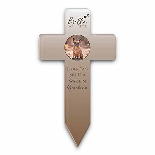 CHRISCK design Personalisiertes Grabkreuz mit vielen verschiedenen Designs - ideal als Andenken oder für den Friedhof - 3 Größen bis 22x40 cm CHRISCK design Personalisiertes Grabkreuz mit vielen verschiedenen Designs - ideal als Andenken oder für den Friedhof - 3 Größen bis 22x40 cm von CHRISCK design