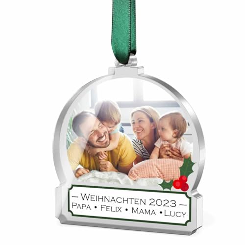 Personalisierte Weihnachtsanhänger mit eigenem Foto - Christbaumkugel Weihnachtskugeln personalisiert - Christbaumschmuck Acrylglas - Weihnachtsbaum Schmuck - Tannenbaumschmuck Personalisierte Weihnachtsanhänger mit eigenem Foto - Christbaumkugel Weihnachtskugeln personalisiert - Christbaumschmuck Acrylglas - Weihnachtsbaum Schmuck - Tannenbaumschmuck von CHRISCK design