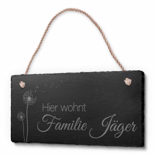 Schöne Schiefer Türschilder für die Haustür mit Gravur | Schiefer-Schild mit Kordel zum Aufhängen in ca. 20x10 cm gravierte Namensschilder Klingelschilder mit Namen oder Texten Herzlich Willkommen Schöne Schiefer Türschilder für die Haustür mit Gravur | Schiefer-Schild mit Kordel zum Aufhängen in ca. 20x10 cm gravierte Namensschilder Klingelschilder mit Namen oder Texten Herzlich Willkommen von CHRISCK design